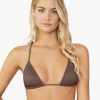 Badmode Pq Swim | Pilyq Swim Lucaya Triangel Bikini Top Bruin