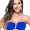 Badmode PHAX | Phax Kobalt Blauwe V - Bandeau Bikini Top