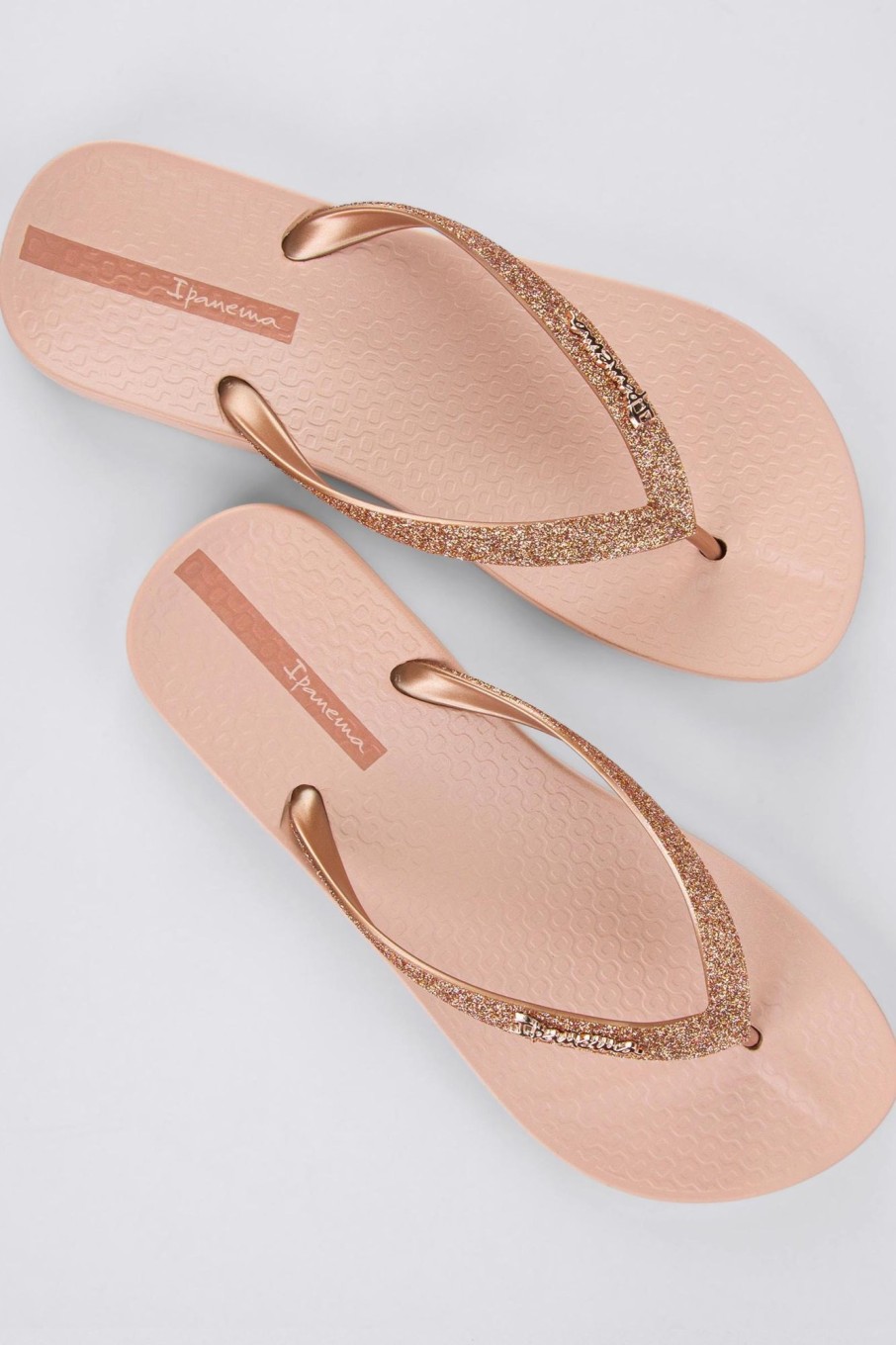 Kleding & Accessoires Ipanema Slippers | Ipanema Slippers Licht Roos Met Glitter