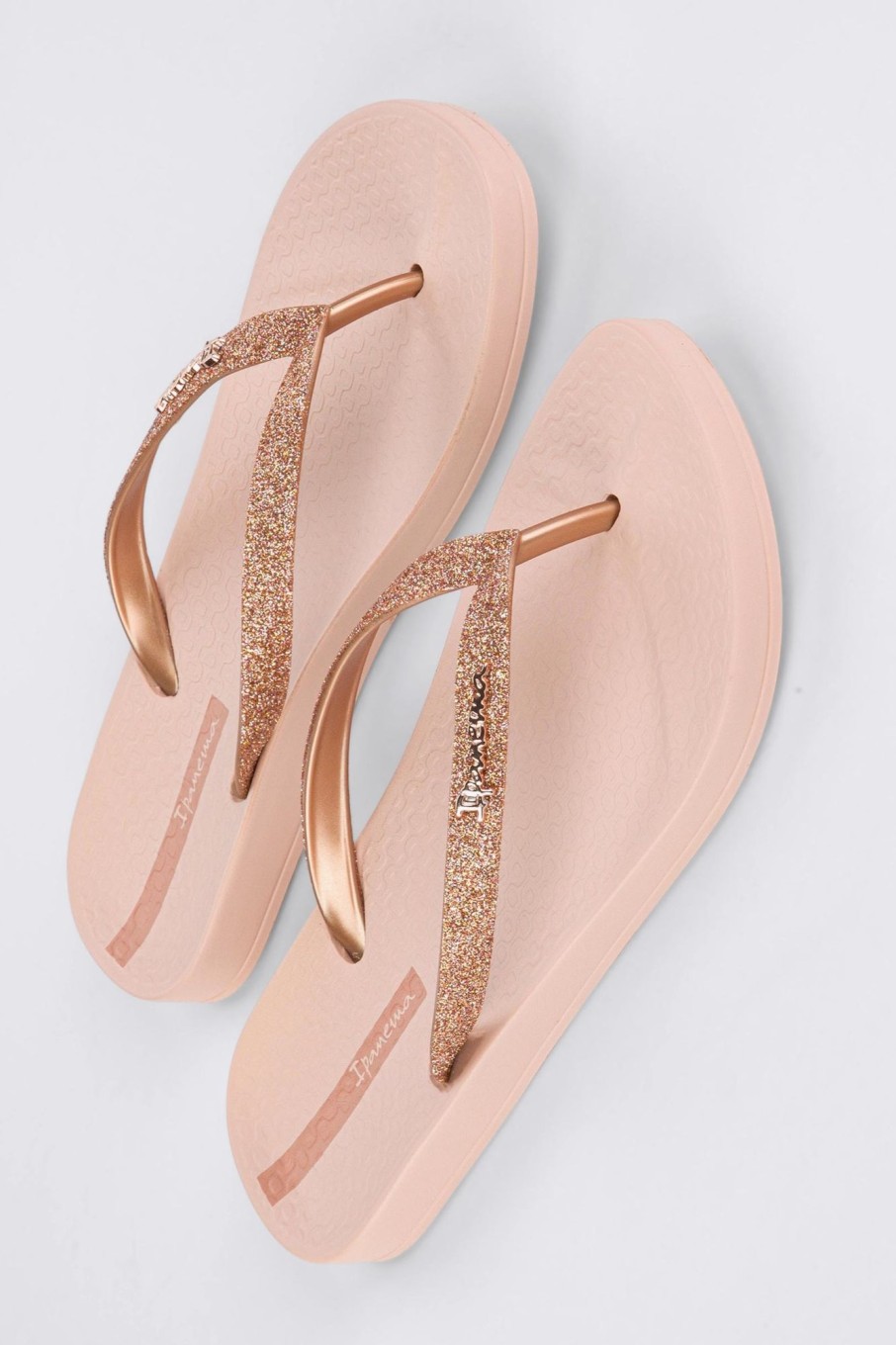 Kleding & Accessoires Ipanema Slippers | Ipanema Slippers Licht Roos Met Glitter