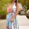 Kleding & Accessoires Cosita Linda Tunieken | Cosita Linda Botanical Magic Kaftan