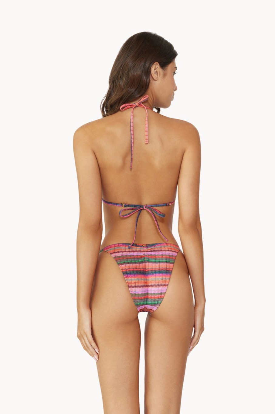 Badmode Pq Swim Latin Bikini Broekjes | Pilyq Swim Jetty Stripe Triangel Bikini