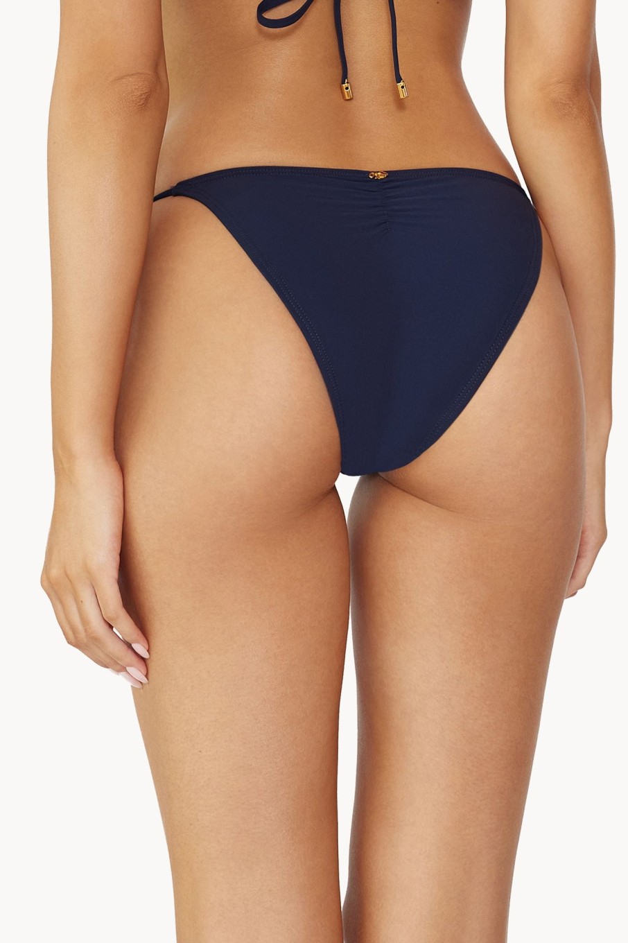 Badmode Pq Swim Tie Side Bikini Broekje | Pilyq Swim Neptune Navy Tie Side Bikini Broekje