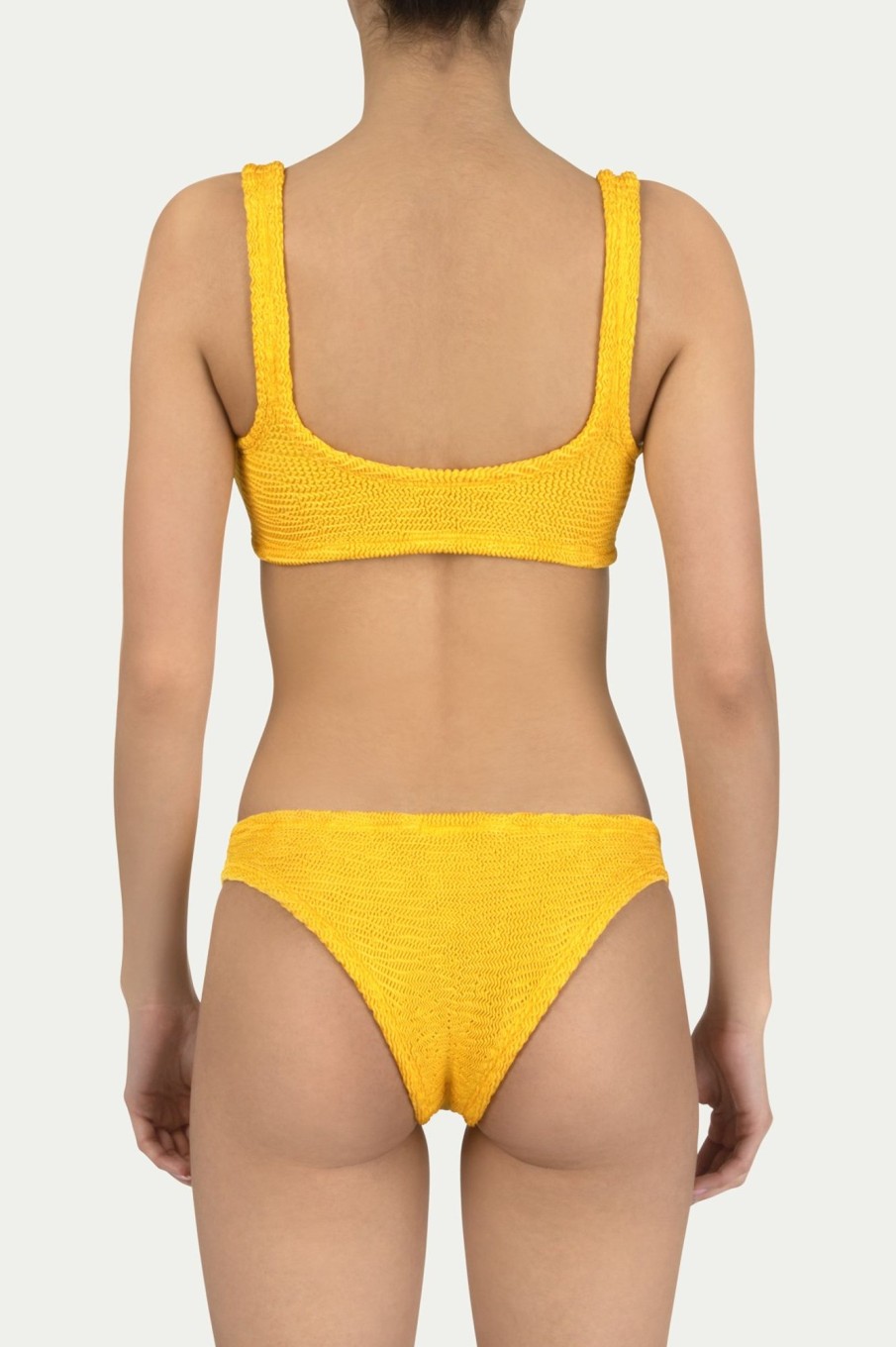 Badmode Paramidonna | Paramidonna Irina Geribbelde Bralette Bikini Banana