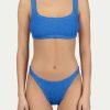 Badmode Paramidonna | Paramidonna Emily Geribbelde Fashion Bikini Azure