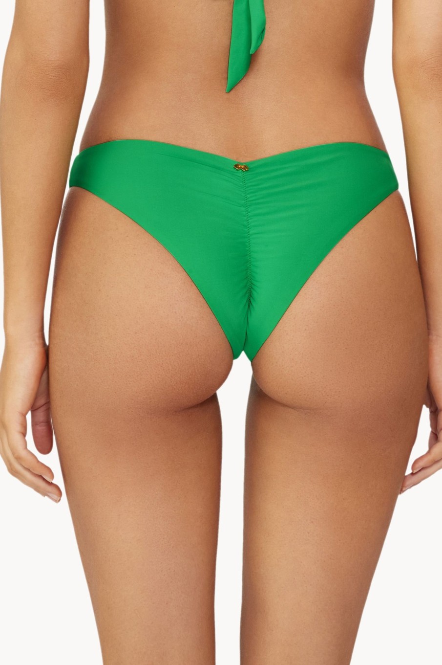 Badmode Pq Swim | Pilyq Swim Seaweed Scrunch Bikini Broekje Groen