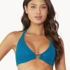 Badmode Pq Swim | Pilyq Swim Turquoise Tides Beugel Bikini Top