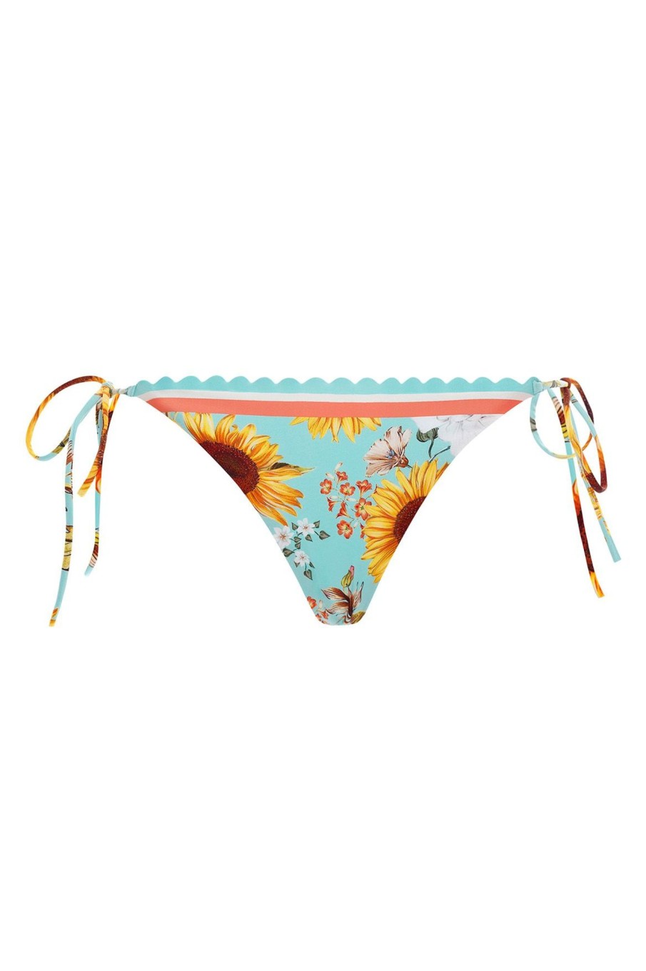 Badmode Agua Bendita Tie Side Bikini Broekje | Agua Bendita Sunshower Alegria Tie Side Bikini Broekje