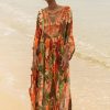 Kleding & Accessoires Miss June Tunieken | Miss June Lange Kaftan Delfina