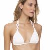 Badmode Milonga Triangel Bikini Tops | Milonga Palette Chain Ivoor Triangel Bikini Top