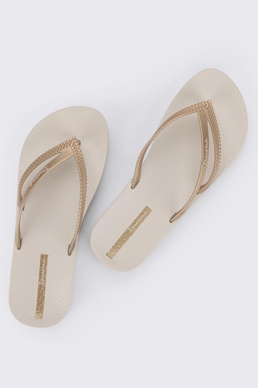 Kleding & Accessoires Ipanema Slippers | Ipanema Slippers Beige Met Hoge Zool