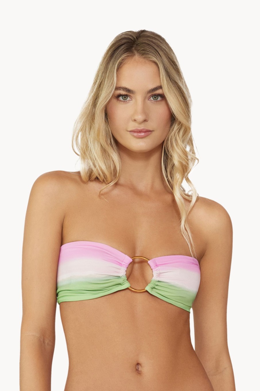 Badmode Pq Swim Bandeau Bikini Tops | Pilyq Swim Breeze Ring Bandeau Bikini Top