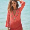 Kleding & Accessoires Hot Lava Strandjurken | Hot Lava Starfish Tuniek Koraal