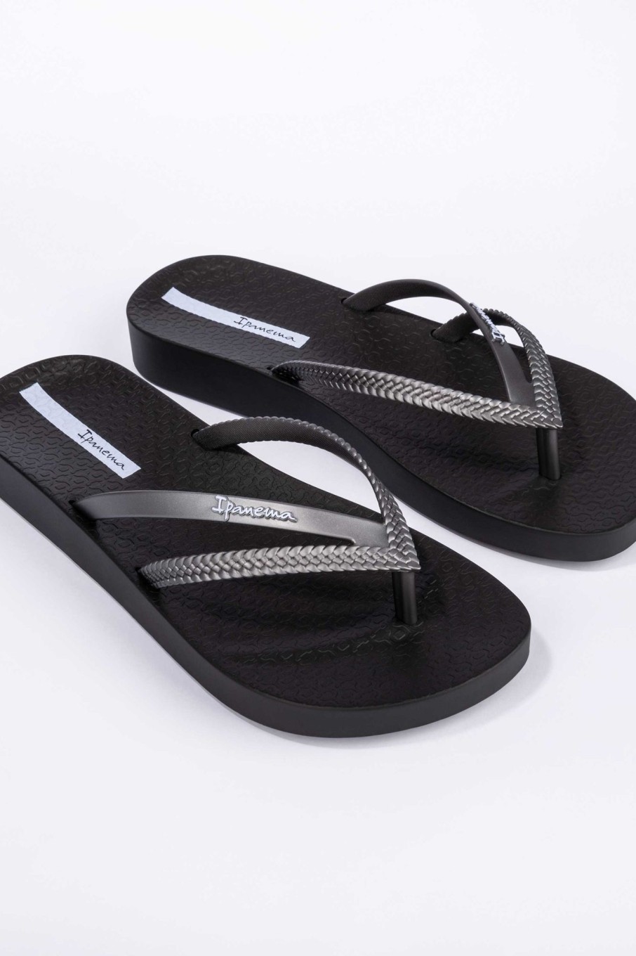 Kleding & Accessoires Ipanema Slippers | Ipanema Slippers Zwart Met Hoge Zool