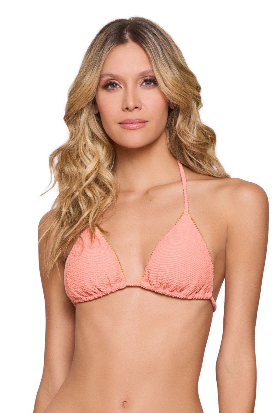 Badmode Cosita Linda | Cosita Linda Sunset Textuur Triangel Bikini Top