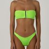 Badmode Paramidonna | Paramidonna Frida Bandeau Bikini Neon Groen