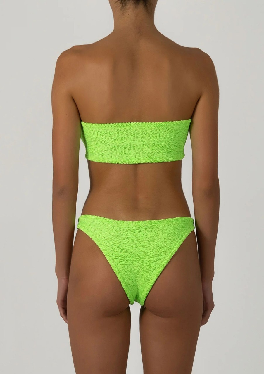 Badmode Paramidonna | Paramidonna Frida Bandeau Bikini Neon Groen