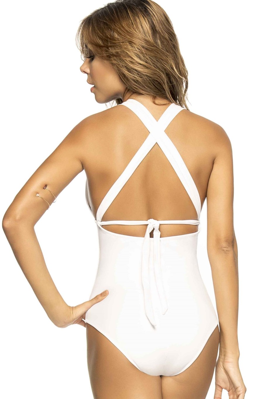 Badmode PHAX | Phax Halter Badpak Wit