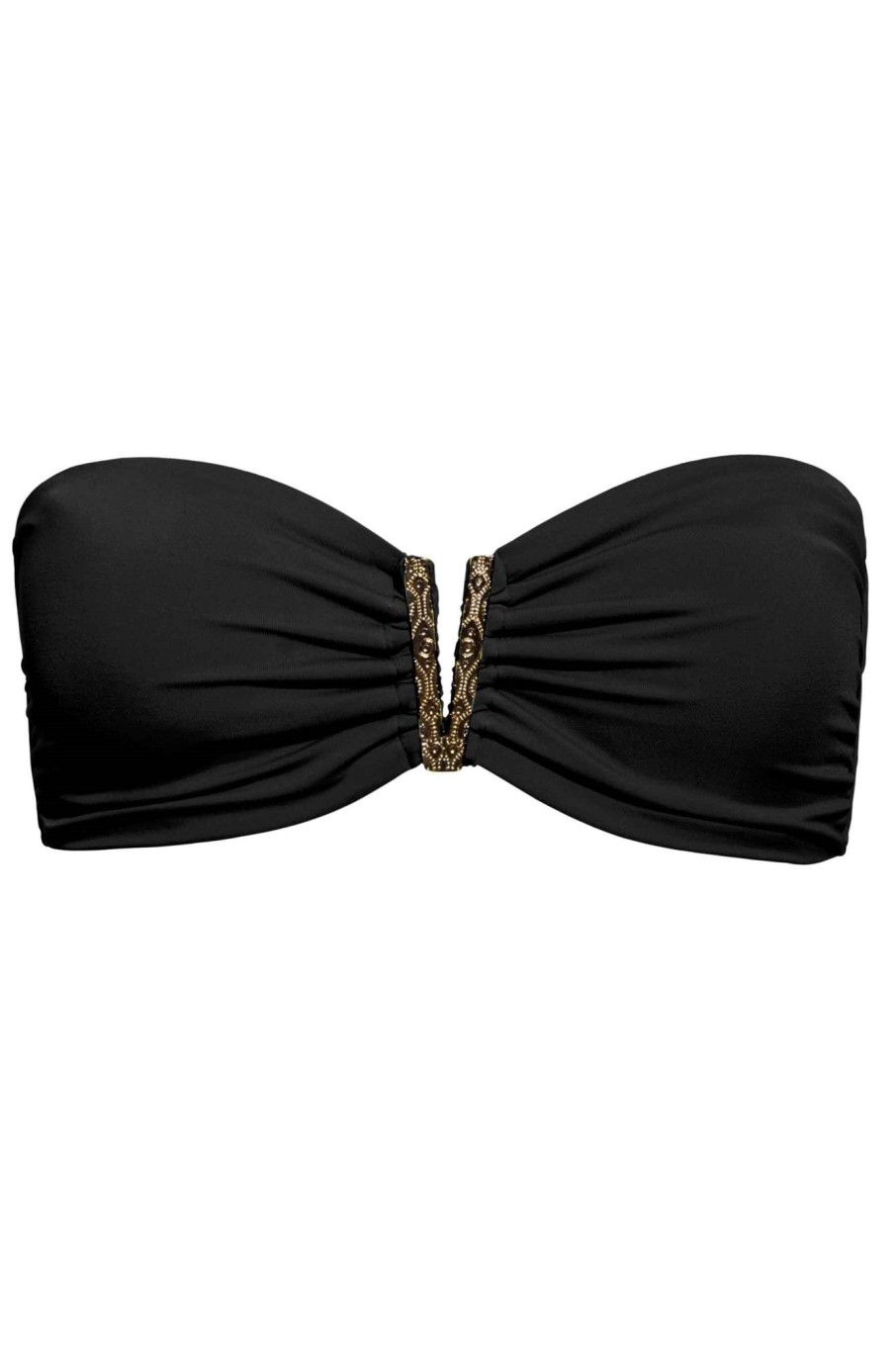 Badmode PHAX | Phax Zwarte V - Bandeau Bikini Top