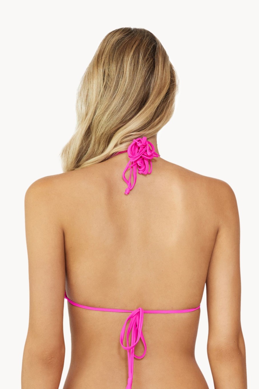 Badmode Pq Swim | Pilyq Swim Hot Pink Isla Triangel Bikini Top