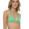 Badmode Milonga | Milonga Palette Chain Groene Triangel Bikini Top