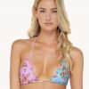 Badmode Pq Swim Triangel Bikini Tops | Pilyq Swim Dolce Geborduurde Triangel Bikini Top