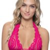 Badmode Pq Swim | Pilyq Swim Cosmo Kanten Halter Bikini Top Fuscia