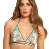 Badmode Cosita Linda Halter Bikini Tops | Cosita Linda Botanical Magic Halter Bikini Top