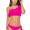 Badmode PHAX | Phax Neon Fuchsia One Shoulder Bikini