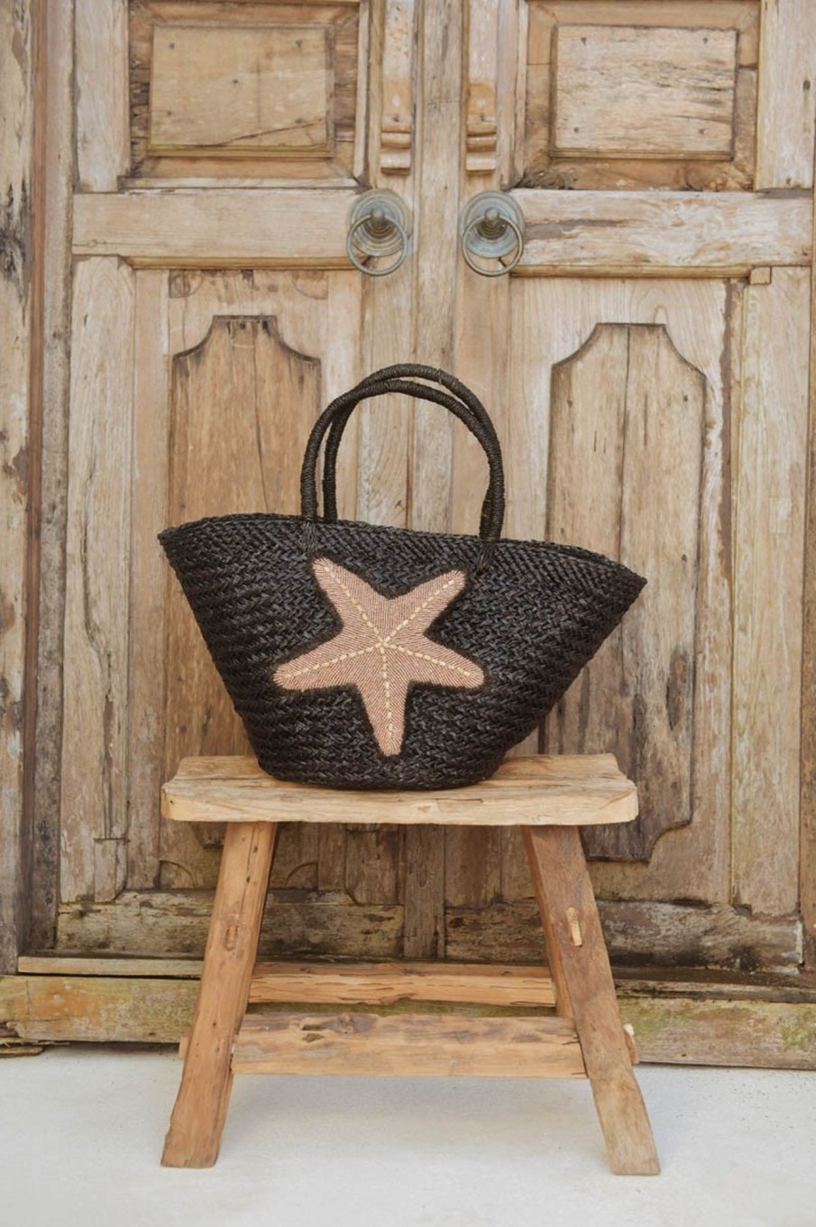 Kleding & Accessoires Hot Lava Strandtassen | Hot Lava Strandtas Starfish Zwart Brons