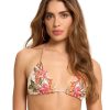 Badmode Cosita Linda Triangel Bikini Tops | Cosita Linda Abloom Geborduurde Triangel Bikini Top