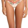 Badmode Cosita Linda Tie Side Bikini Broekje | Cosita Linda Abloom Geborduurd Tie Side Bikini Broekje