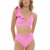 Badmode Milonga | Milonga Palette Roze Ruffle Halter Bikini