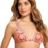 Badmode Cosita Linda Stijl Topje | Cosita Linda Abloom Geborduurde Halter Bikini Top