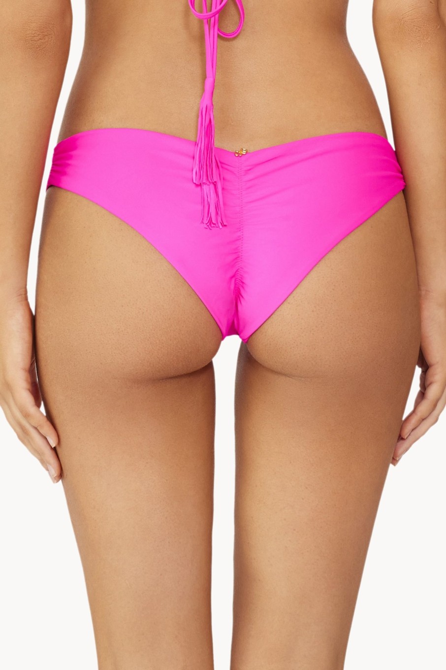 Badmode Pq Swim | Pilyq Swim Hot Pink Isla Scrunch Bikini Broekje