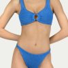 Badmode Paramidonna | Paramidonna Irina Geribbelde Bralette Bikini Azure