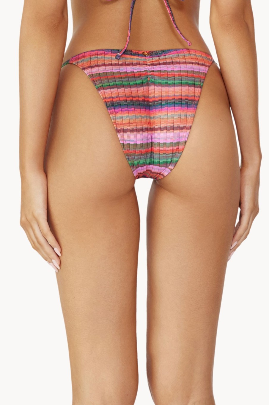 Badmode Pq Swim Latin Bikini Broekjes | Pilyq Swim Jetty Stripe Latin Bikini Broekje