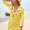 Kleding & Accessoires Hot Lava Strandjurken | Hot Lava Tuniek Starfish Kanarie Geel