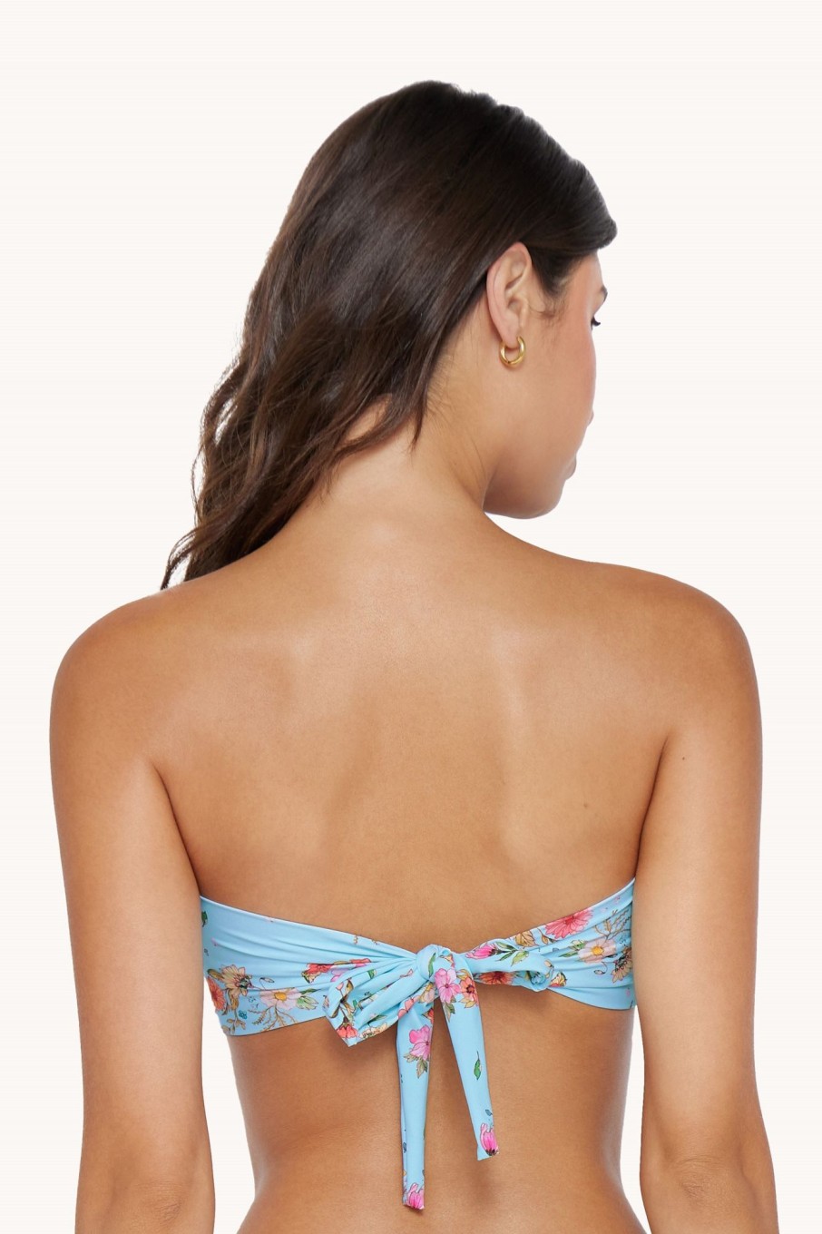 Badmode Pq Swim Bandeau Bikini Tops | Pilyq Swim Dolce Ruched Bandeau Bikini Top