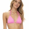 Badmode Milonga | Milonga Palette Chain Roze Triangel Bikini Top