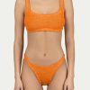 Badmode Paramidonna | Paramidonna Emily Geribbelde Fashion Bikini Oranje