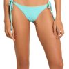 Badmode Cosita Linda Scrunch Bikini Broekjes | Cosita Linda Serenityturquoise Textuur Scrunch Bikini Broekje