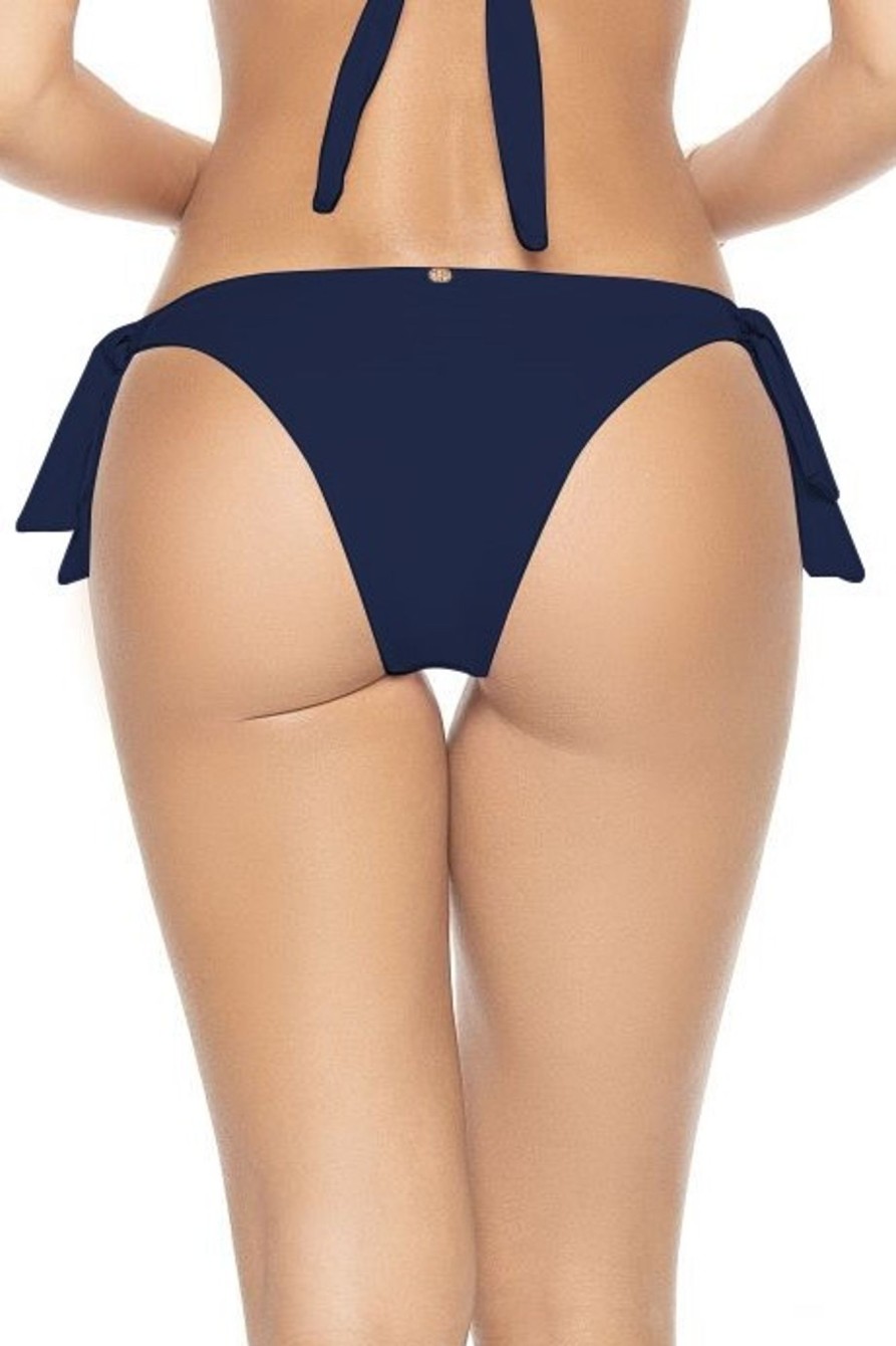 Badmode PHAX | Phax Navy Blauw Tie Side Bikini Broekje